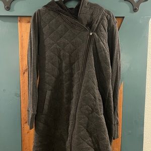 Ugg Fleece Lined Zipup Sweatshirt Dress